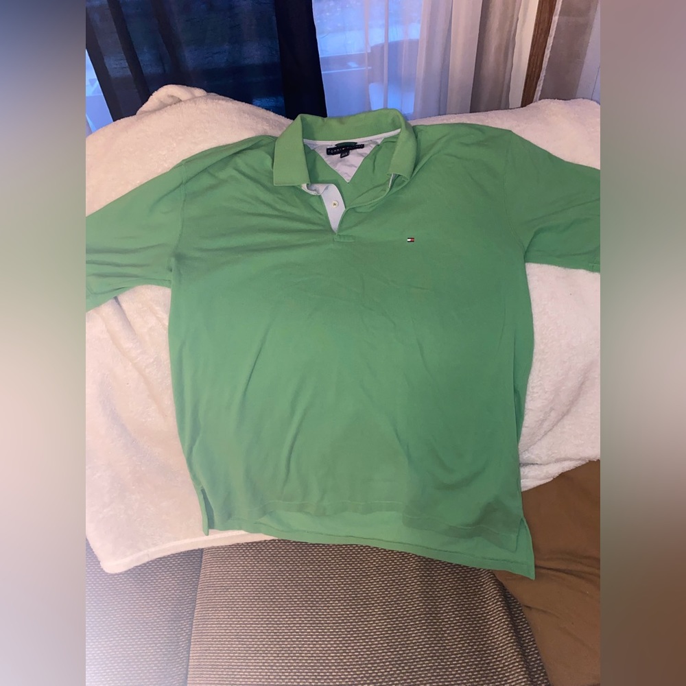 Kelly Green XL Tommy Hilfiger Polo Short Sleeve